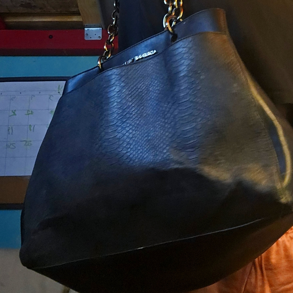 Black Hobo Bag by Adrienne Vitta